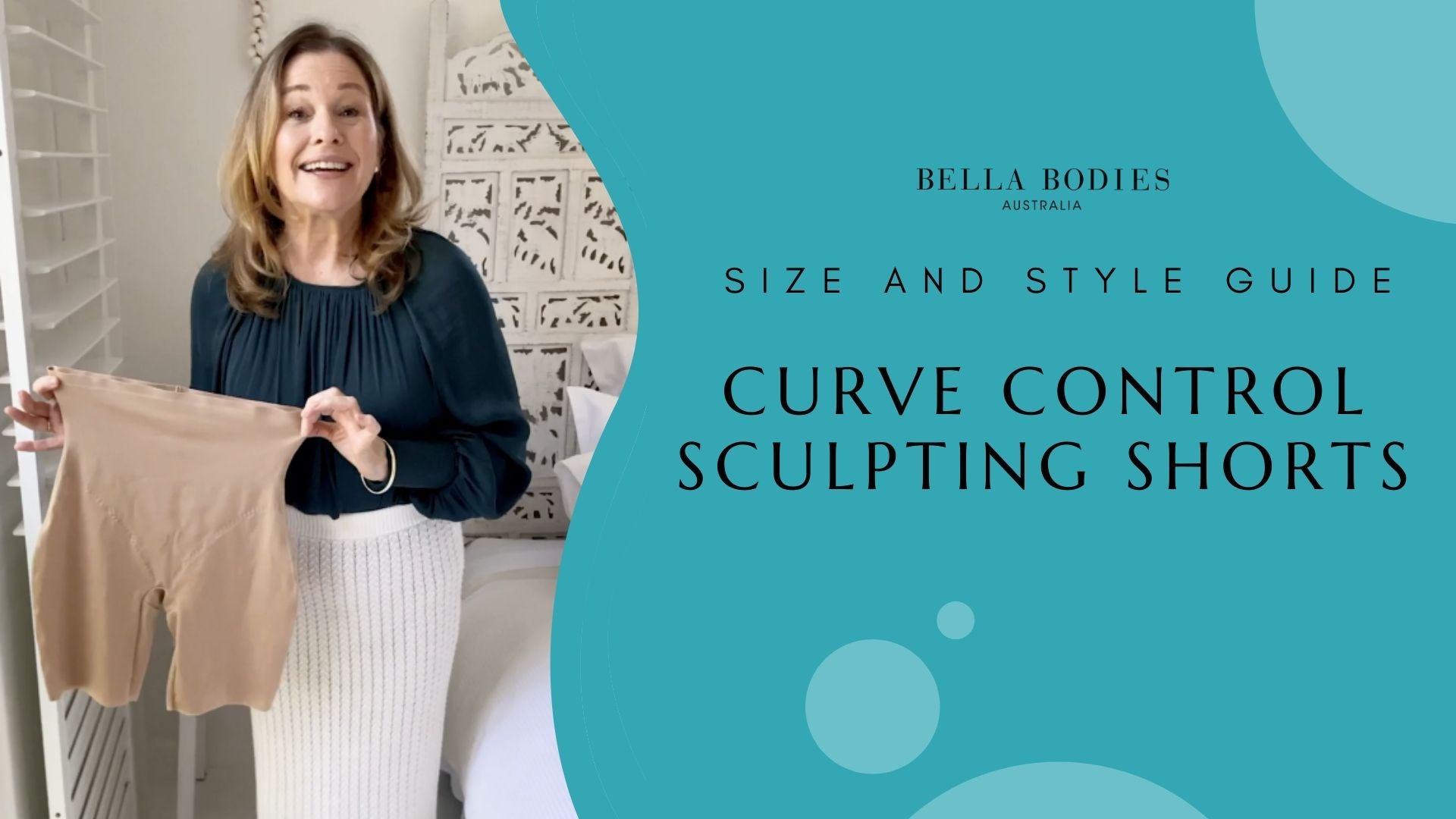 Video of Bella Bodies Latvia Curve Control Sculpting Shorts