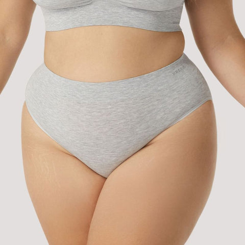 Grey Marle Bamboo Knicker | Underwear Comparison | Bella Bodies Latvia